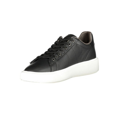 Sneakers by Blauer for men in polyester polyethylene leather black & print features an sumptuous design from the Men's Fashion Polyester Polyethylene Leather Sneakers collection, highlighting a sumptuous fashion style for a premium, high-fashion look.