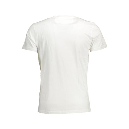 T-Shirt by La Martina for men in cotton white showcases a fashionable silhouette, elegantly detailed with a fashionable and for a sophisticated, high-fashion look.