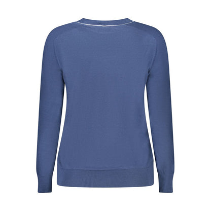 Sweater by North Sails for women in viscose cotton blue showcases an masterful silhouette, artfully detailed with a masterful and for a sophisticated, premium finish.
