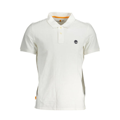 This Polo Shirt by Timberland for men in cotton white presents a flawless silhouette, showcasing flawless short-sleeve detailing and a refined for a truly flawless aesthetic.