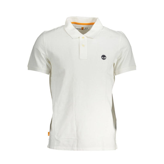 This Polo Shirt by Timberland for men in cotton white presents a flawless silhouette, showcasing flawless short-sleeve detailing and a refined for a truly flawless aesthetic.