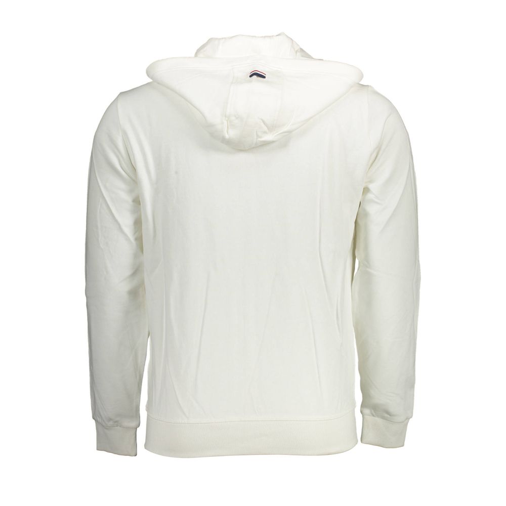 Hooded Sweatshirt Sweater by U.S. POLO ASSN. for men in cotton polyester white features an polished silhouette, showcasing refined and a sophisticated for a truly polished finish.
