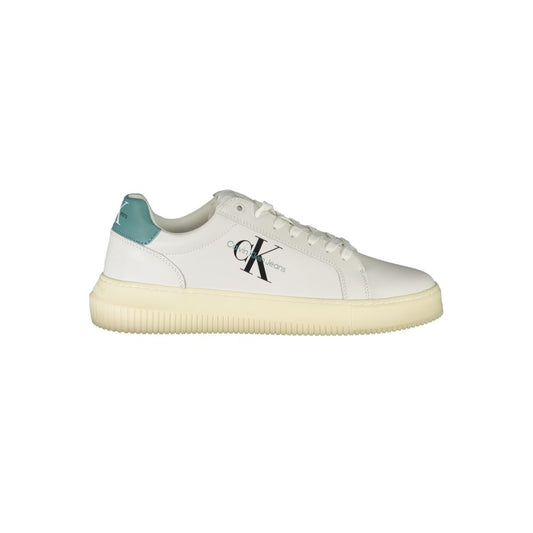 Sneakers by Calvin Klein for men in polyester polyethylene leather white & print features a sumptuous design, perfectly showcasing the sumptuous fashion style of this Men's Fashion Polyester Polyethylene Leather Sneakers.