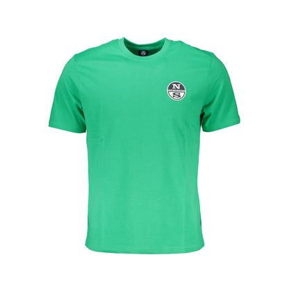 Polo Shirt by North Sails for men in cotton blue & green presents a distinguished silhouette, showcasing a sophisticated and distinguished for a truly distinguished finish.