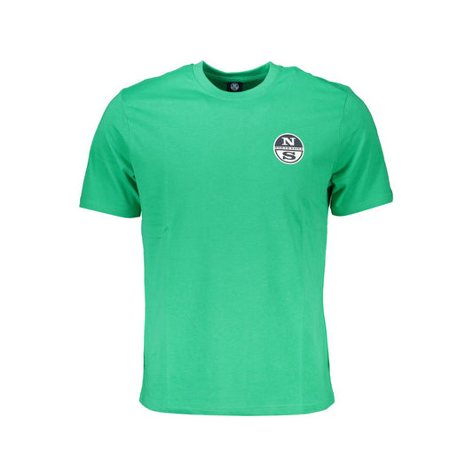 Polo Shirt by North Sails for men in cotton blue & green presents a distinguished silhouette, showcasing a sophisticated and distinguished for a truly distinguished finish.