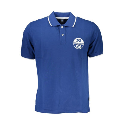 Polo Shirt by North Sails for men in cotton blue & print showcases a enviable silhouette, featuring a refined and for a enviable finish.