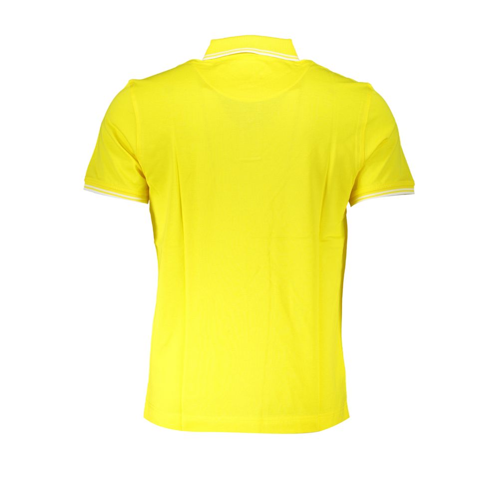Polo Shirt by Harmont & Blaine for men in cotton yellow & signature presents a sleek silhouette, featuring a refined and for a sleek finish.
