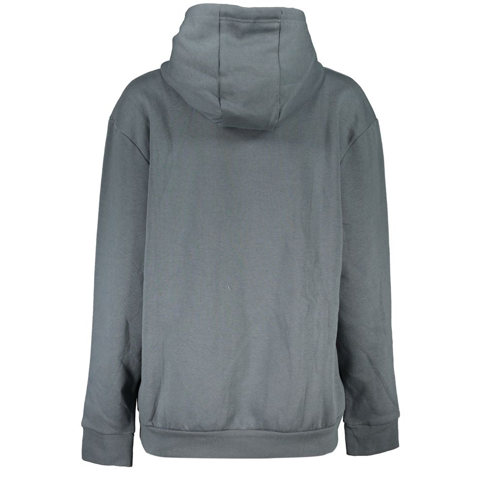 Hooded Sweatshirt Hoodie by Cavalli Class for women in cotton polyester gray & print features a authentic silhouette, showcasing a sophisticated and authentic detail for a refined finish.