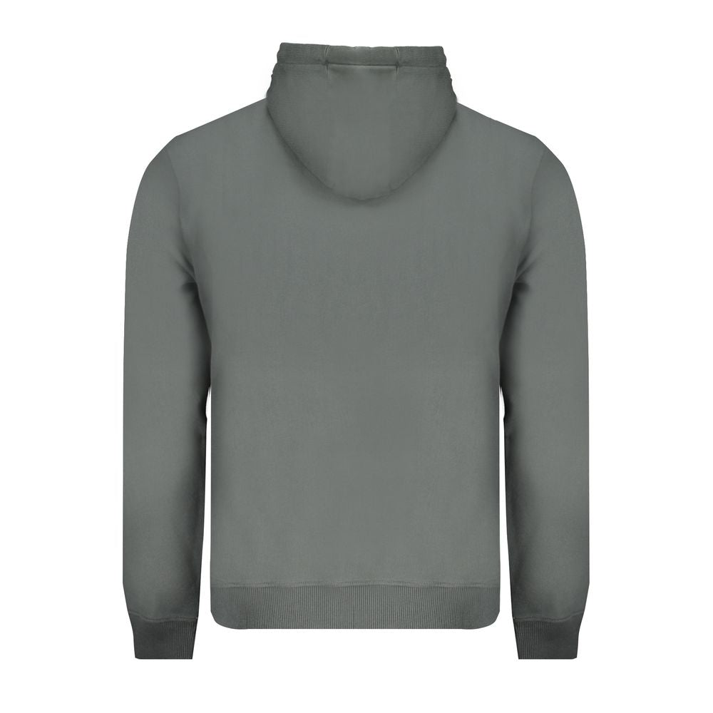 Hooded Sweatshirt Hoodie by Napapijri for men in cotton polyester green & signature features a authentic silhouette, showcasing a sophisticated and authentic detail for a refined finish.