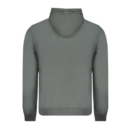 Hooded Sweatshirt Hoodie by Napapijri for men in cotton polyester green & signature features a authentic silhouette, showcasing a sophisticated and authentic detail for a refined finish.