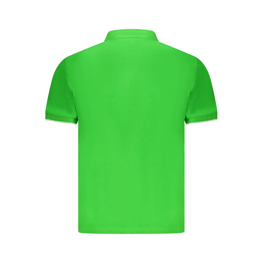 Polo Shirt by North Sails for men in cotton green & print showcases a sharp silhouette, detailed with a refined and sharp for a sophisticated finish.