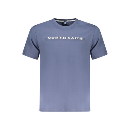T-Shirt by North Sails for men in cotton blue & print showcases a dramatic silhouette, elegantly detailed with a dramatic crew neckline and for a truly dramatic finish.