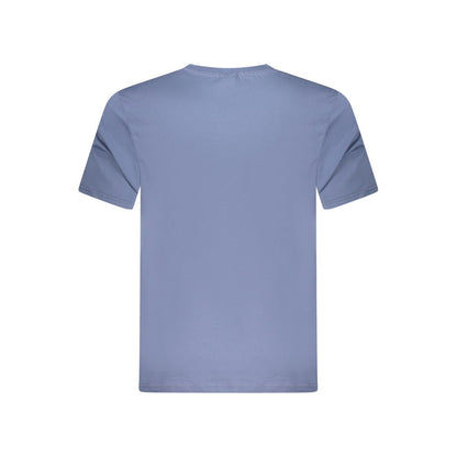 T-Shirt by North Sails for men in cotton blue & print showcases a chic silhouette, artfully detailed with a chic and for a chic finish.