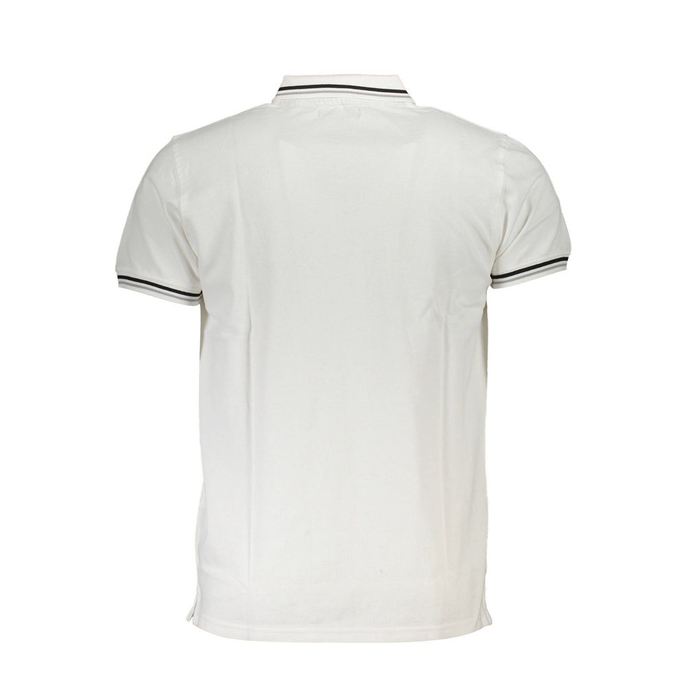 This Polo Shirt by Cavalli Class for men in cotton white & signature presents a flawless silhouette, showcasing flawless detailing and a refined for a truly flawless aesthetic.