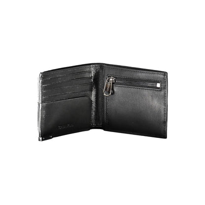 Cardholder Wallet by Calvin Klein for men in leather black presents a streamlined silhouette, showcasing the sophisticated design of the Leather Cardholder Wallet collection with functional card-organization rfid-protection coin-purse.