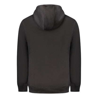 Tommy Hilfiger Men's Cotton Polyester Hooded Sweatshirt Hoodie - Black