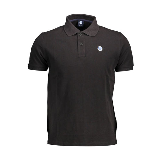 Polo Shirt by North Sails for men in cotton black features a eye catching silhouette, showcasing a refined and for a eye catching finish.