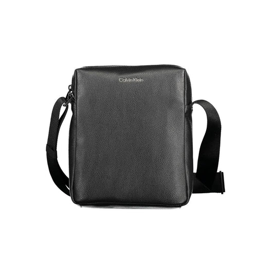 Shoulder Bag by Calvin Klein for men in polyester & polyethylene black features a effortless sophistication silhouette, secured by a with ample and versatile shoulder-strap & adjustable-strap for a effortless sophistication finish.