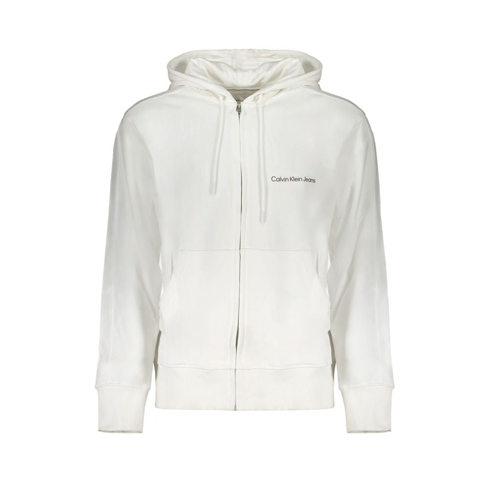 Hooded Sweatshirt Hoodie by Calvin Klein for men in cotton polyester red & white features a edgy silhouette, detailed with a edgy hooded neckline and for a refined finish.