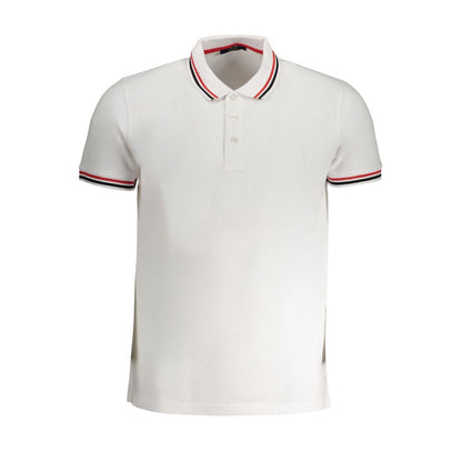 Polo Shirt by Cavalli Class for men in cotton white & signature features a eye catching silhouette, showcasing a refined and for a eye catching finish.