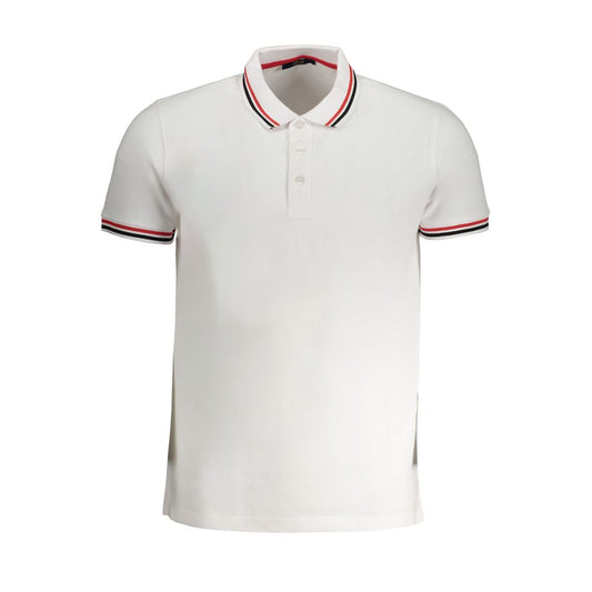 Polo Shirt by Cavalli Class for men in cotton white & signature features a eye catching silhouette, showcasing a refined and for a eye catching finish.