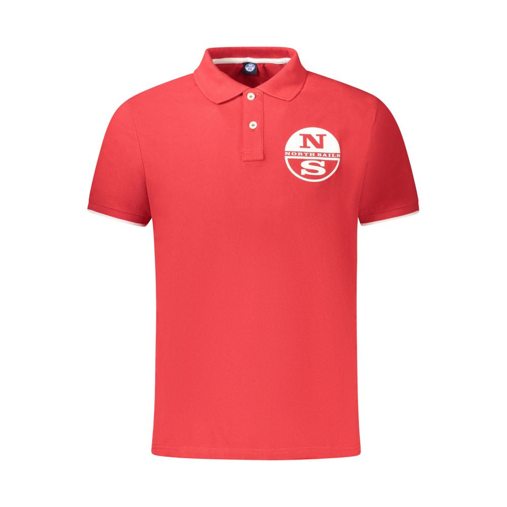 Polo Shirt by North Sails for men in cotton red presents a distinguished silhouette, showcasing a sophisticated and distinguished for a truly distinguished finish.