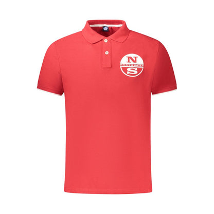 Polo Shirt by North Sails for men in cotton red presents a distinguished silhouette, showcasing a sophisticated and distinguished for a truly distinguished finish.
