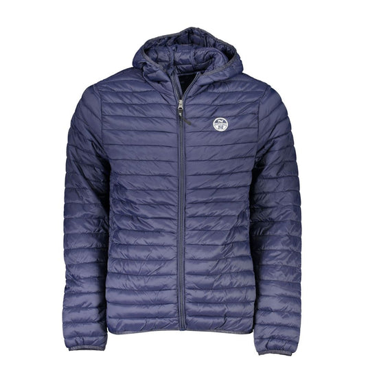 Hooded Jacket by North Sails for men in polyamide blue showcases a contemporary silhouette, detailed with a contemporary hooded neckline and premium pockets & hooded for a sophisticated finish.