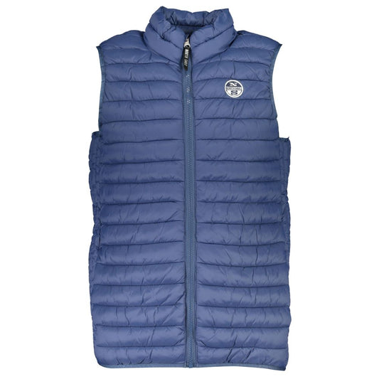Jacket by North Sails for men in polyamide blue features an utilitarian silhouette with a refined , showcasing sophisticated pockets for an utilitarian aesthetic.