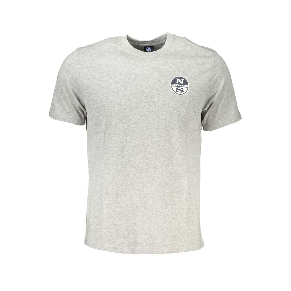 T-Shirt by North Sails for men in viscose cotton brown, gray & print features an edgy silhouette, meticulously detailed with a sophisticated and crew neckline for a truly edgy finish.