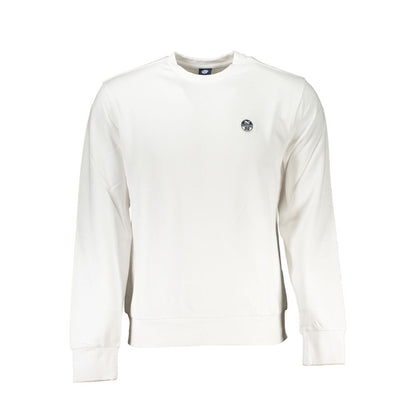 Sweatshirt by North Sails for men in cotton white features an magnificent silhouette, showcasing a sophisticated crew neckline and detail for a truly magnificent finish.