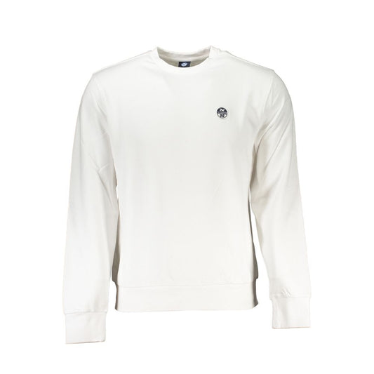 Sweatshirt by North Sails for men in cotton white features an magnificent silhouette, showcasing a sophisticated crew neckline and detail for a truly magnificent finish.