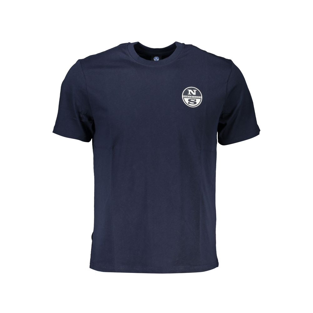 T-Shirt by North Sails for men in cotton blue & print features an edgy silhouette, meticulously detailed with a sophisticated and crew neckline for a truly edgy finish.