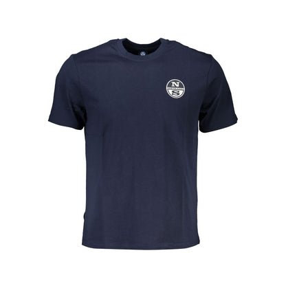 T-Shirt by North Sails for men in cotton blue & print features an edgy silhouette, meticulously detailed with a sophisticated and crew neckline for a truly edgy finish.