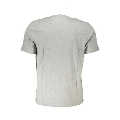 T-Shirt by North Sails for men in cotton gray & print showcases a chic silhouette, artfully detailed with a chic wrap crew neckline and for a chic finish.
