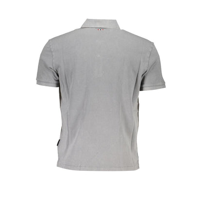 This Polo Shirt by Napapijri for men in cotton brown, gray & print presents a flawless silhouette, showcasing flawless detailing and a refined for a truly flawless aesthetic.