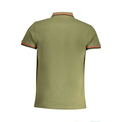 This Polo Shirt by Cavalli Class for men in cotton green & signature presents a flawless silhouette, showcasing flawless detailing and a refined for a truly flawless aesthetic.