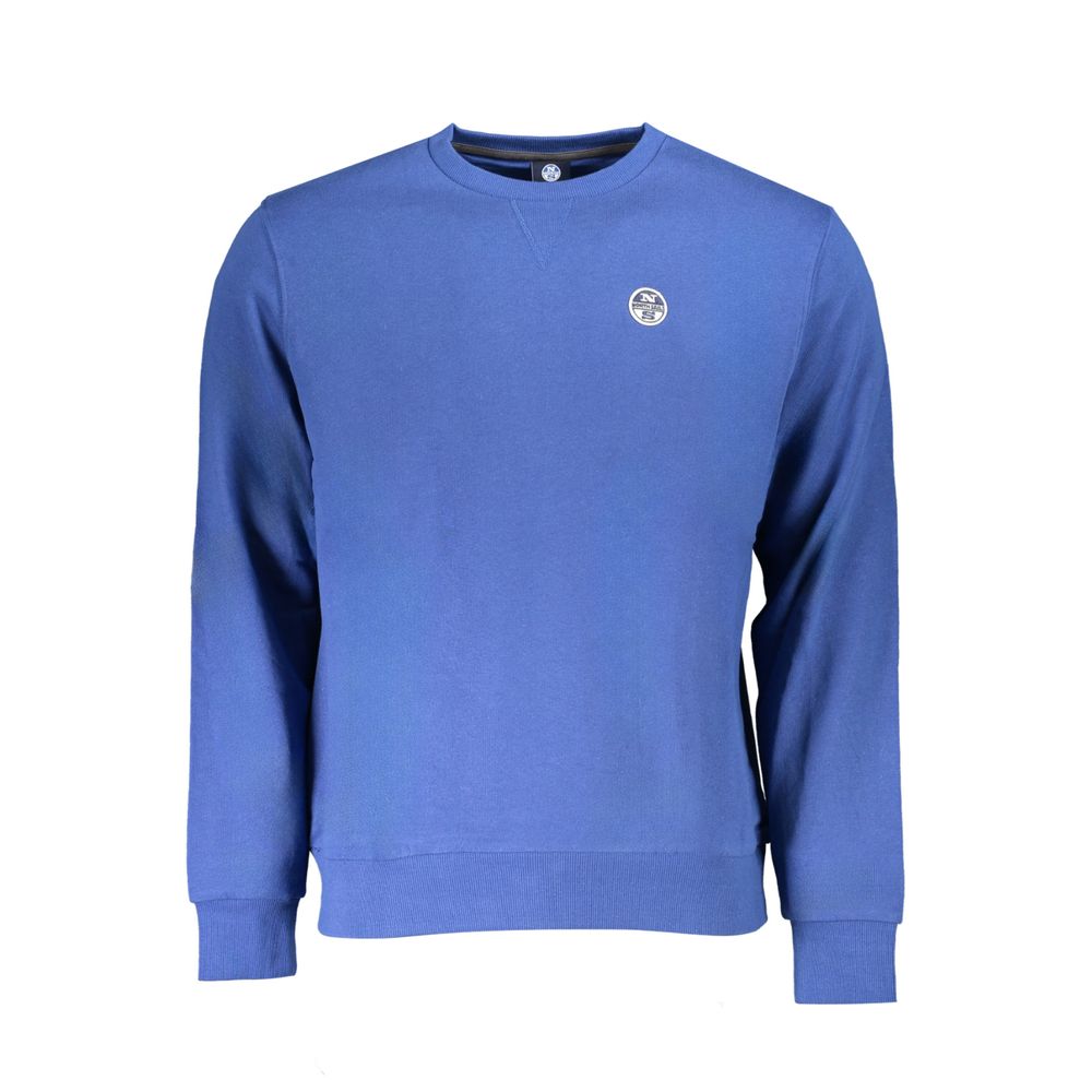 Sweatshirt by North Sails for men in cotton blue features an exquisite silhouette, showcasing long-sleeve and crew neckline details for a exquisite look.