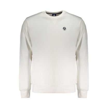 Sweatshirt by North Sails for men in cotton white features an enviable silhouette, showcasing a premium long-sleeve and refined crew neckline for a truly enviable finish.