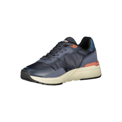 Sneakers by Blauer for men in polyester blue features a sumptuous design, perfectly showcasing the sumptuous fashion style of this Men's Fashion Polyester Sneakers.
