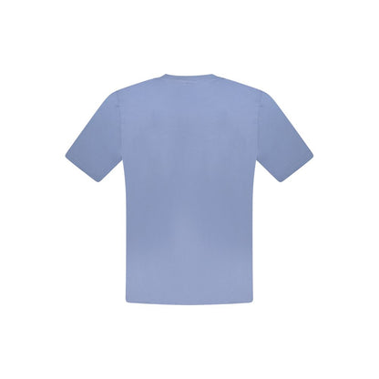 T-Shirt by North Sails for men in cotton blue & print features a plush silhouette, showcasing a sophisticated crew neckline and for a truly plush finish.
