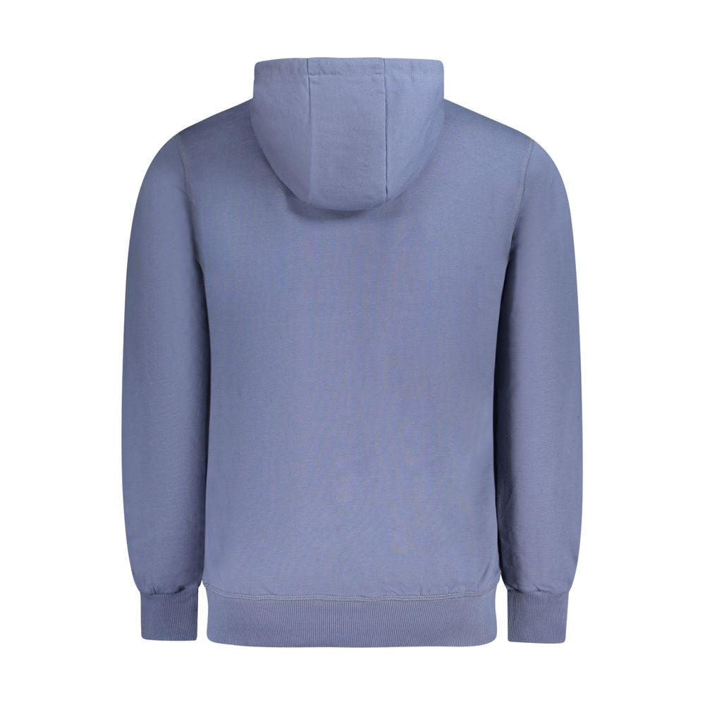Sweatshirt Hoodie by North Sails for men in cotton blue & signature features a edgy silhouette, detailed with a edgy and for a refined finish.