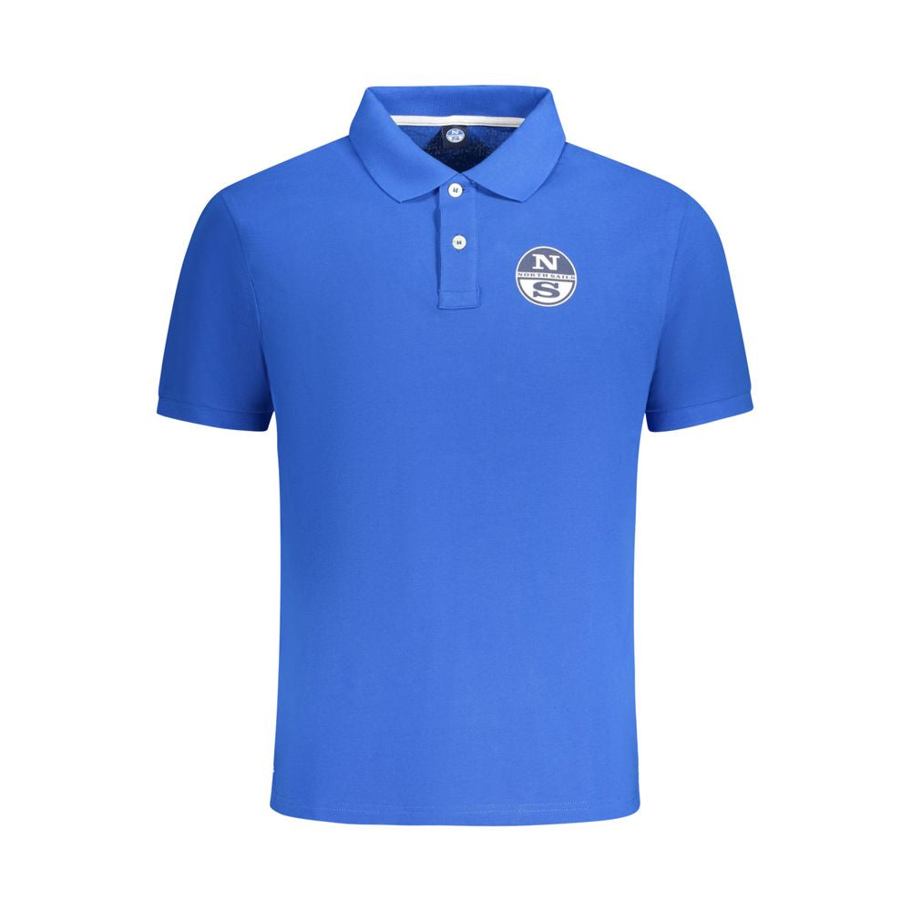 This Polo Shirt by North Sails for men in cotton blue, signature & print presents a flawless silhouette, showcasing flawless short-sleeve detailing and a refined for a truly flawless aesthetic.