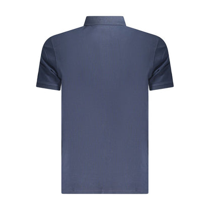 Polo Shirt by Timberland for men in organic cotton blue & signature presents a distinguished silhouette, showcasing a sophisticated and distinguished for a truly distinguished finish.