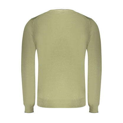 Sweater by North Sails for men in cotton green features an tactile silhouette, showcasing a sophisticated and tactile for a refined finish.