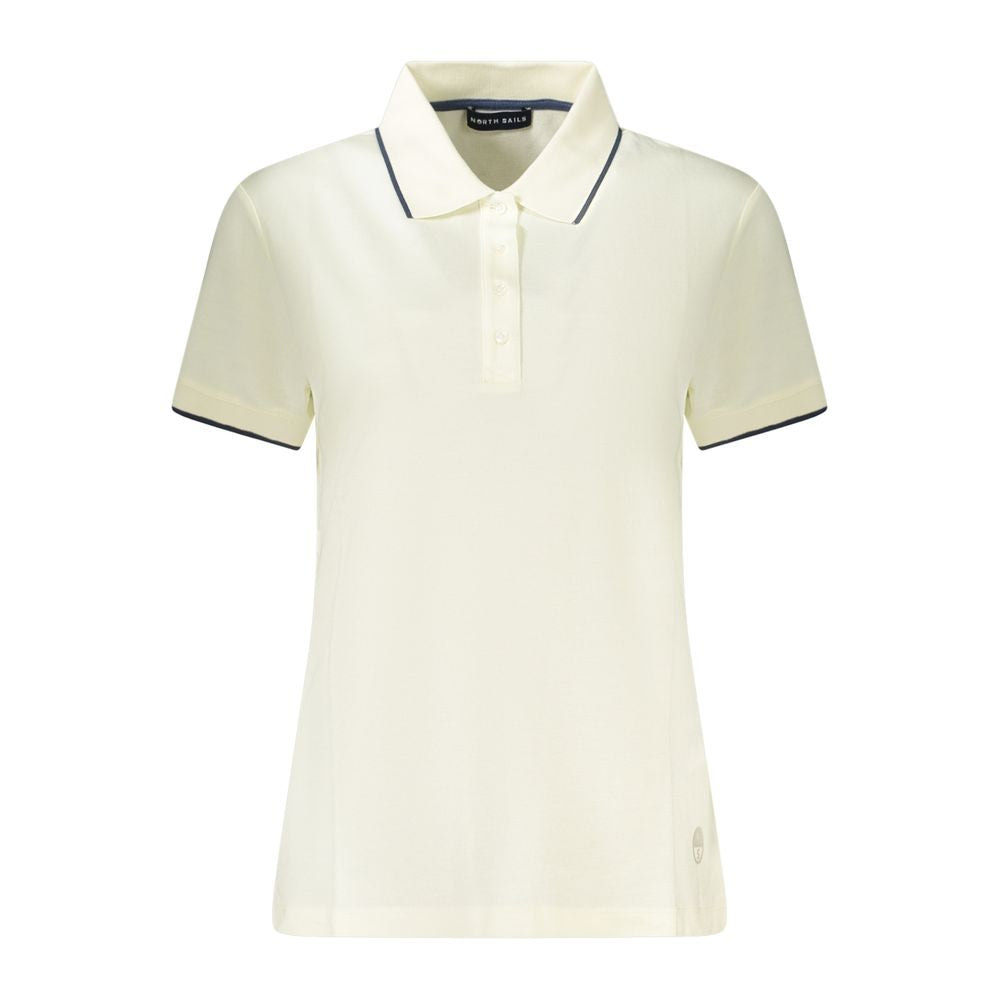 Polo Shirt by North Sails for women in modal & cotton white & print showcases a enviable silhouette, featuring a refined and short-sleeve for a enviable finish.