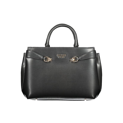 This Pouch Handbag by Guess Jeans for women in polyethylene and black presents a sculptural silhouette featuring a secure , ample built-in-compartments, external-pockets & internal-pockets, and versatile shoulder-strap & handle for a sculptural finish.