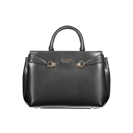 This Pouch Handbag by Guess Jeans for women in polyethylene and black presents a sculptural silhouette featuring a secure , ample built-in-compartments, external-pockets & internal-pockets, and versatile shoulder-strap & handle for a sculptural finish.