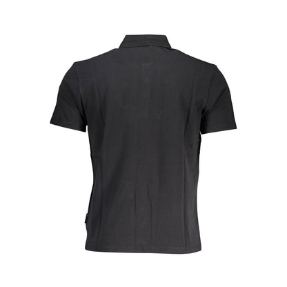 Polo Shirt by Napapijri for men in cotton black showcases a enviable silhouette, featuring a refined and for a enviable finish.