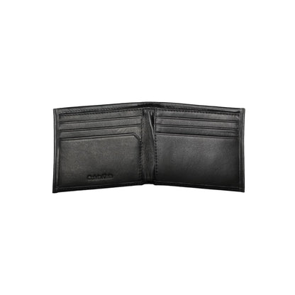 Cardholder Wallet by Calvin Klein for men in polyester & polyethylene black & print presents a architectural silhouette from the Polyester & Polyethylene Cardholder Wallet collection, showcasing architectural card-organization rfid-protection for a architectural finish.